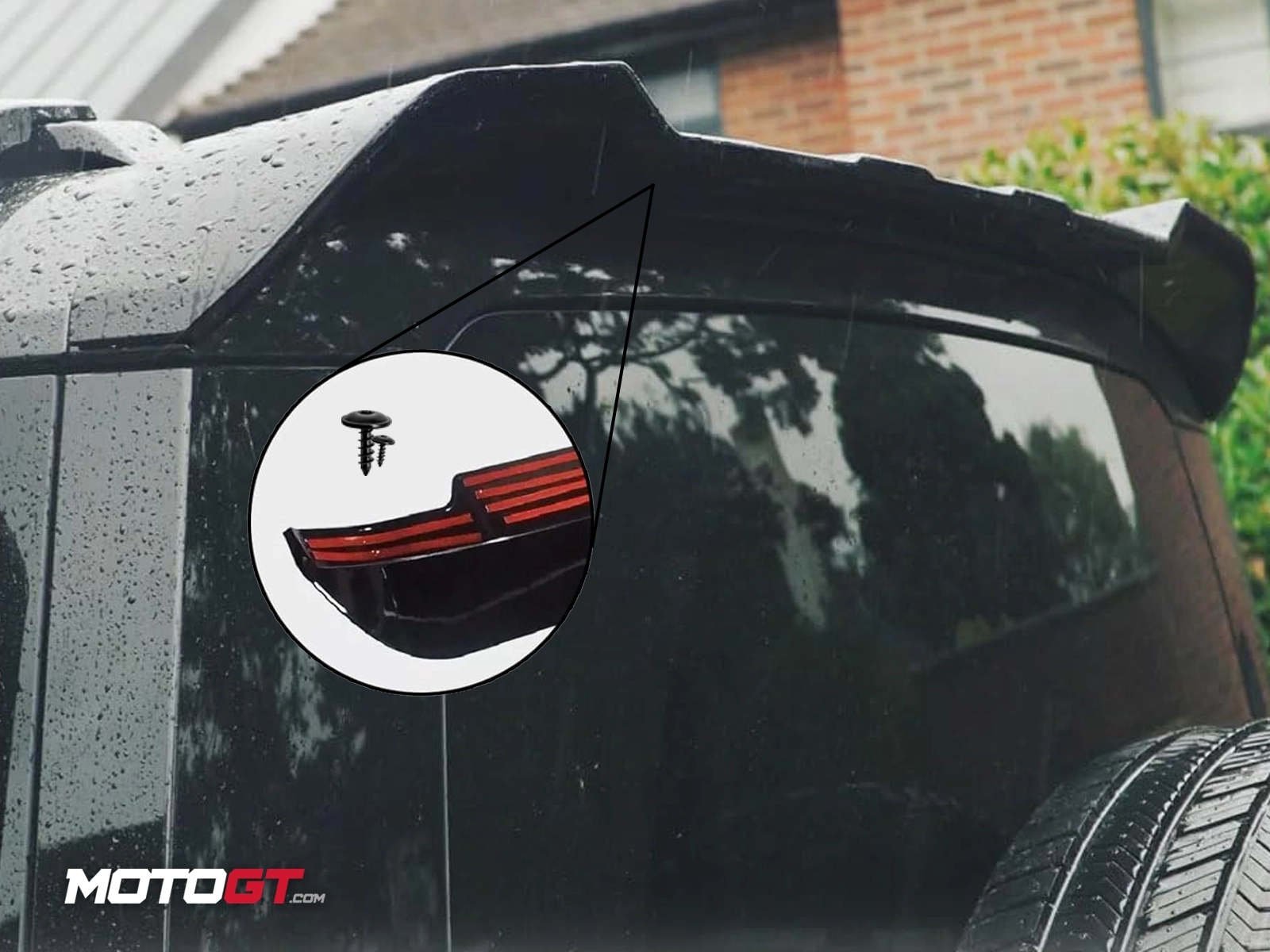 جناح خلفي بتصميم خاص لسيارة ديفندر — 3