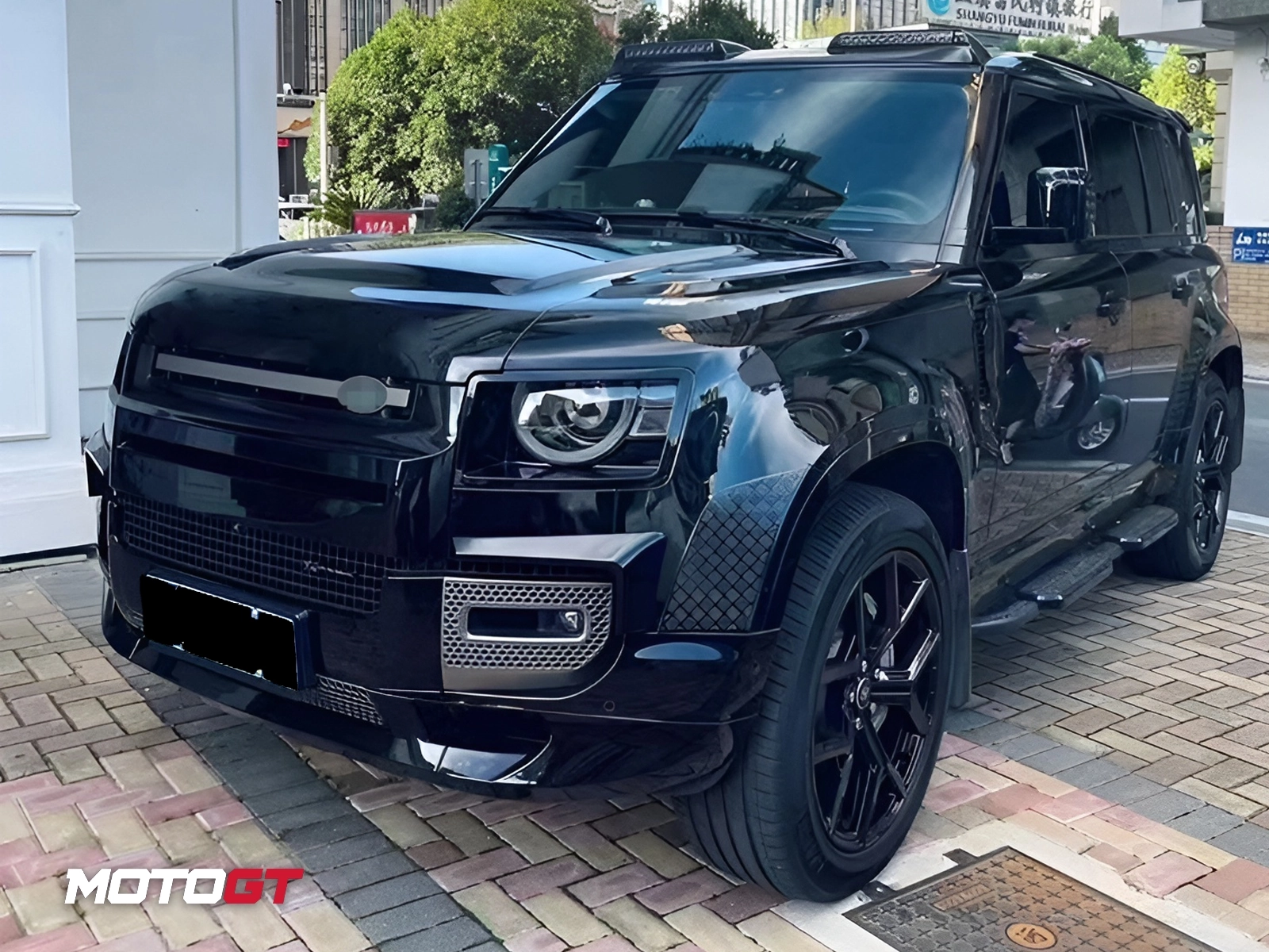 DEFENDER FRONT LIP SPLITTER