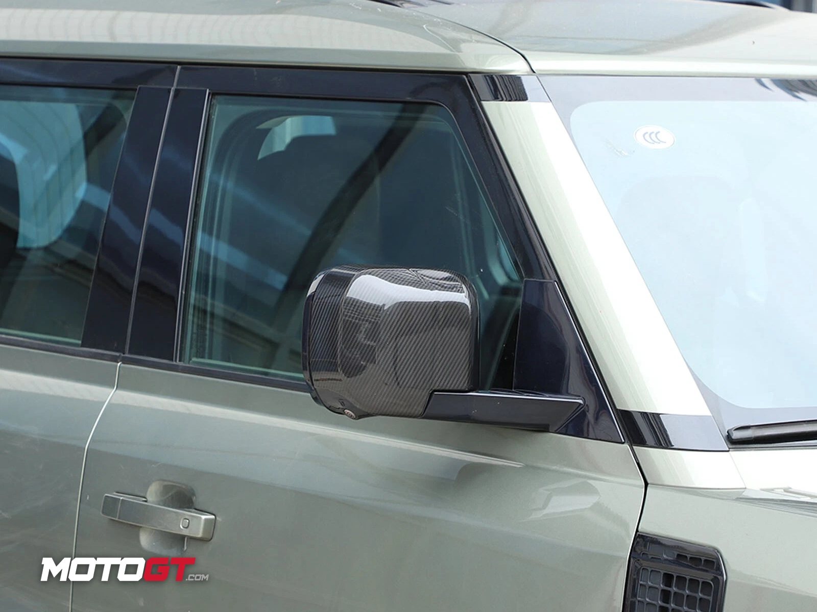 غطاء مرآة جانبية لسيارة ديفندر — 3