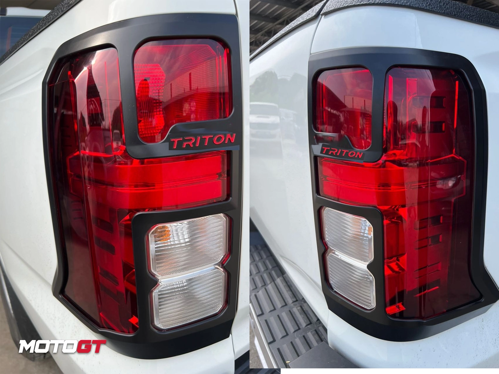 غطاء تزيين المصابيح الخلفية بتصميم رياضي لسيارة L200 — 3