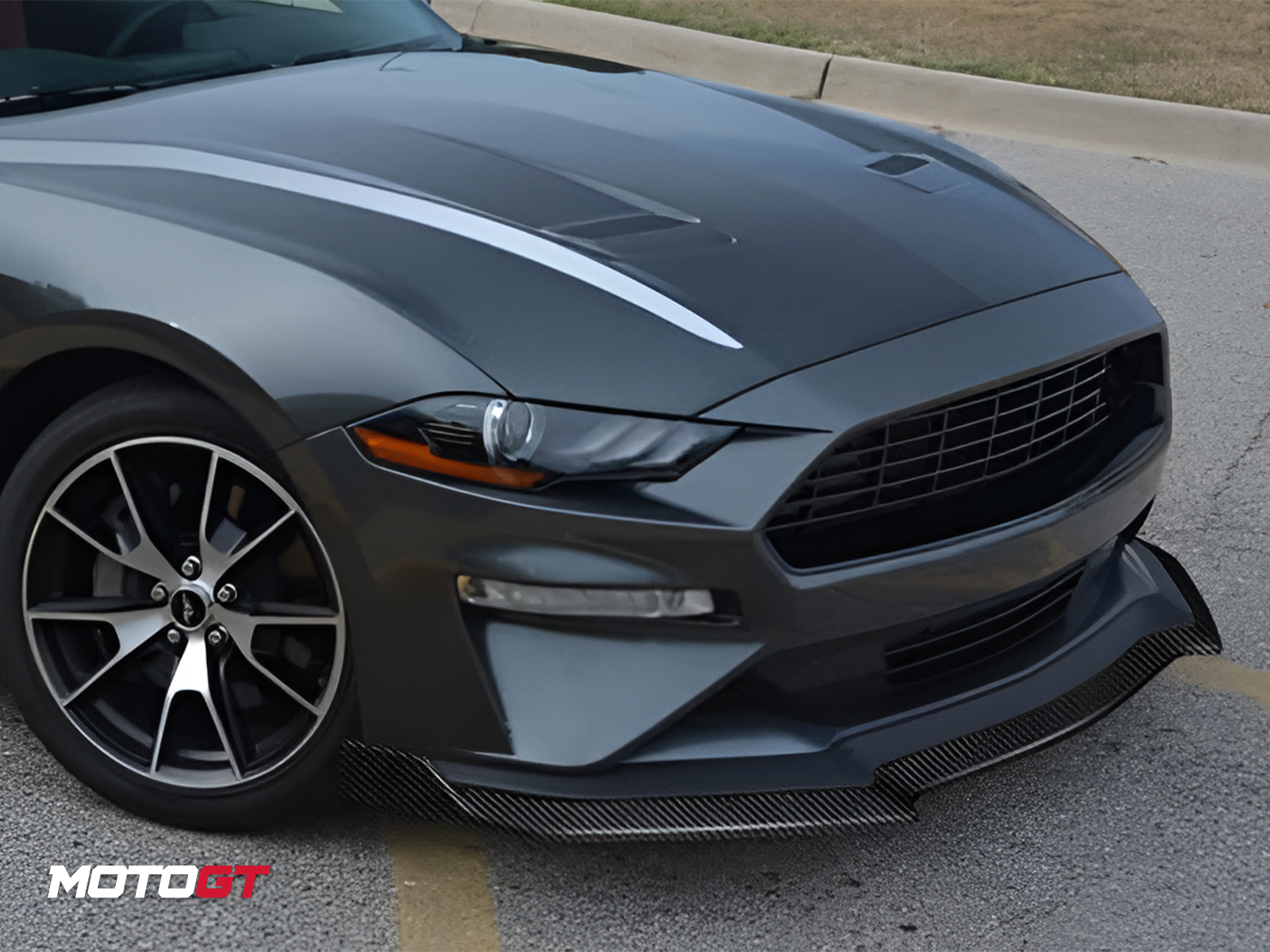 MUSTANG FRONT BUMPER SPLITTERS