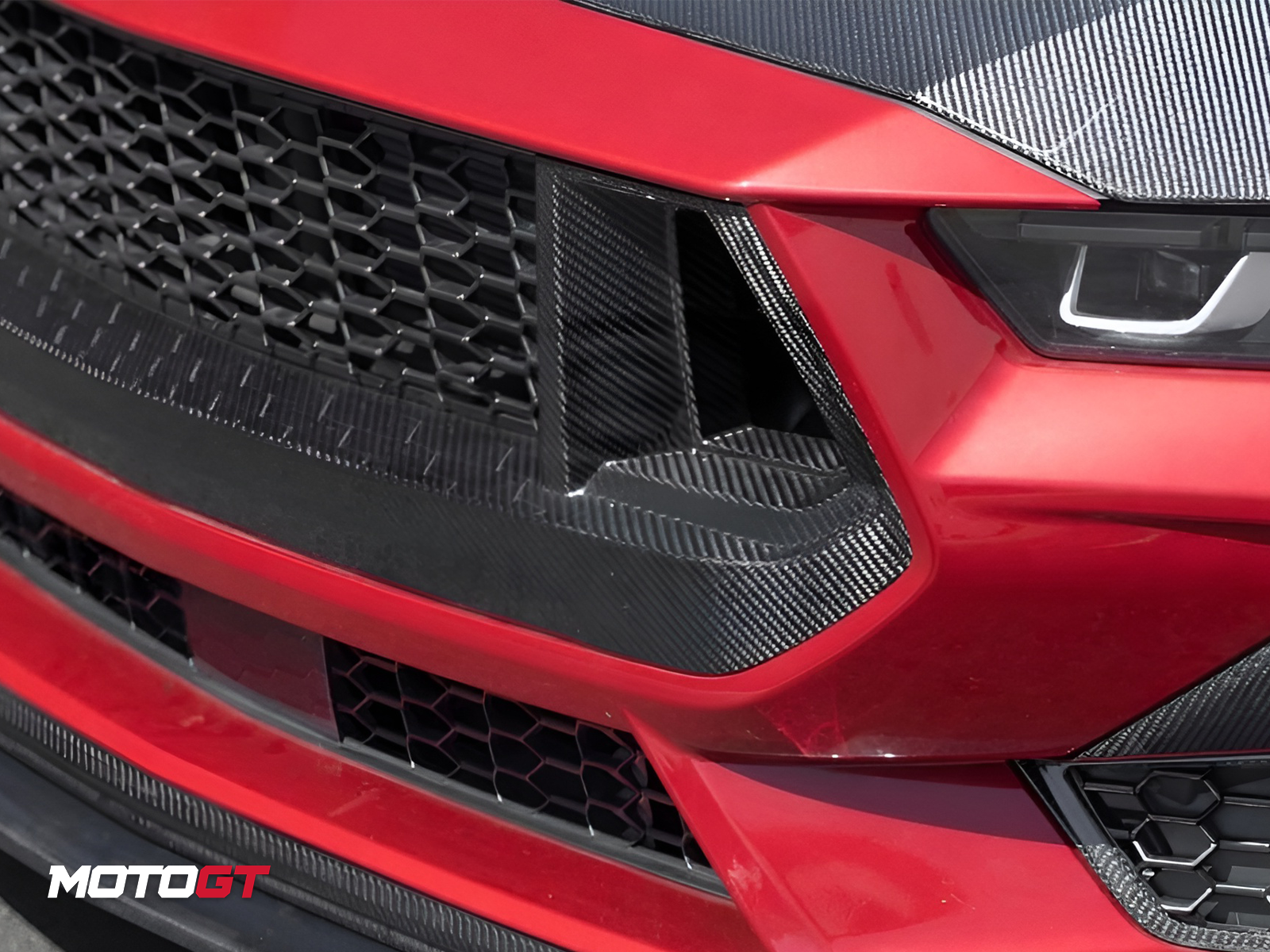 غطاء شبكة التهوية الأمامية لسيارة موستانج — 3