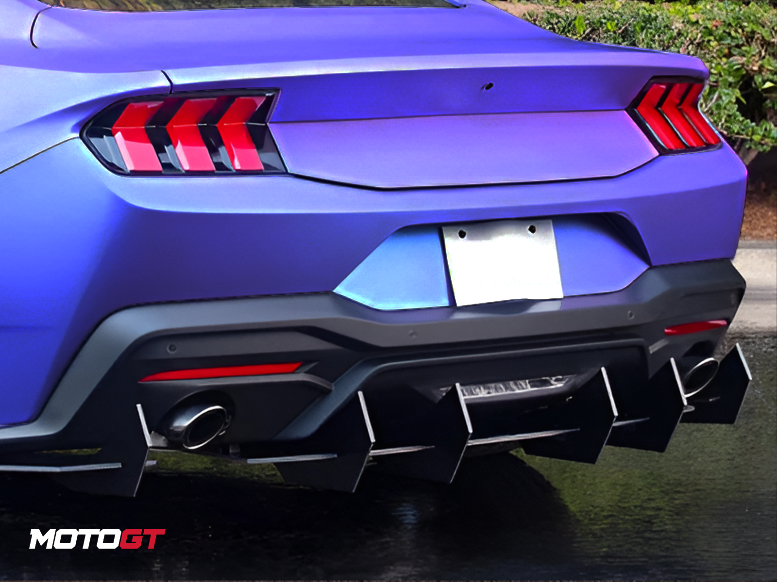MUSTANG REAR DIFFUSER TRIM