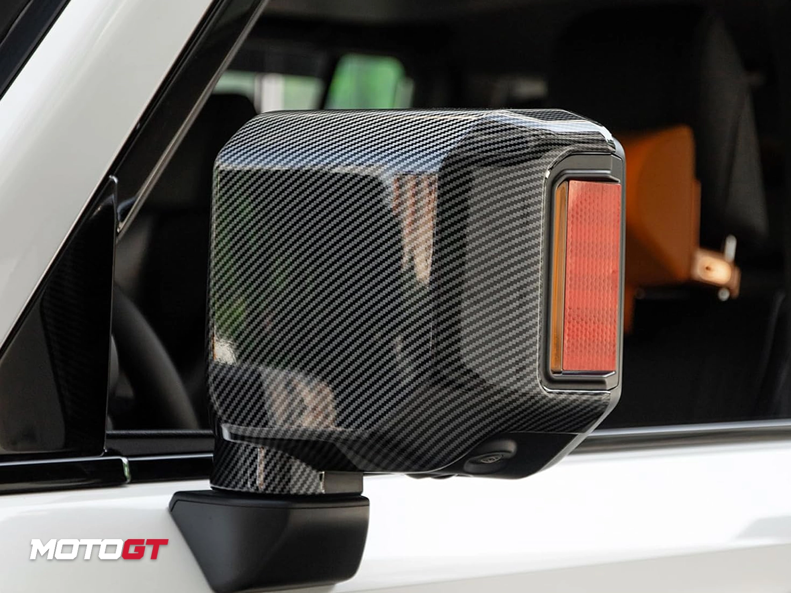 PRADO CARBON FIBER LOOK SIDE MIRRORS COVER